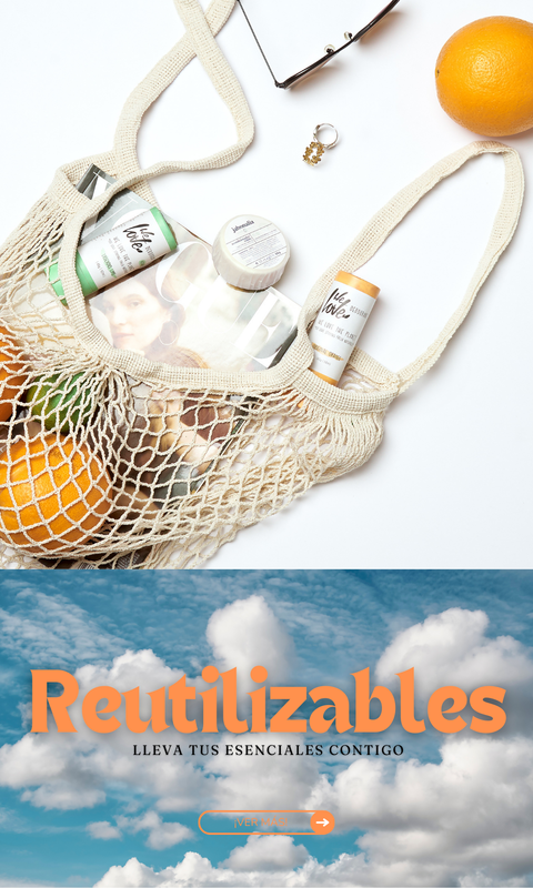 Foto de portada web para móviles productos reutilizables